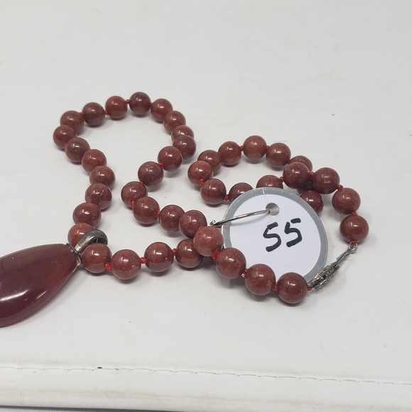 2 beaded necklaces with sterling silver enhancer - Picture 15 of 15